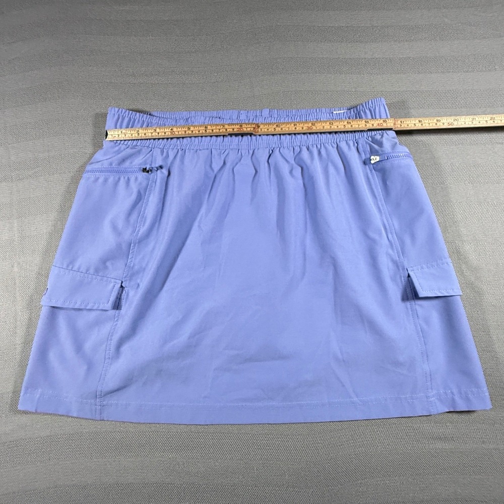 Avalanche Outdoor Supply Co Women Blue Cargo Skort Hiking Golf Active Large 2543